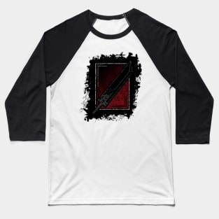 Buster Sword Outlined - Alt. Baseball T-Shirt